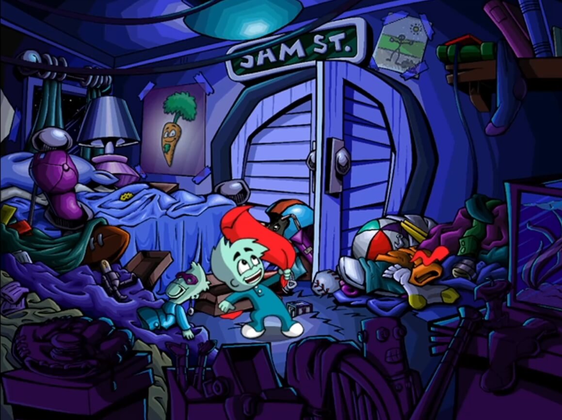 Pajama Sam 4 Life is Rough When You Lose Your Stuff - геймплей игры Windows